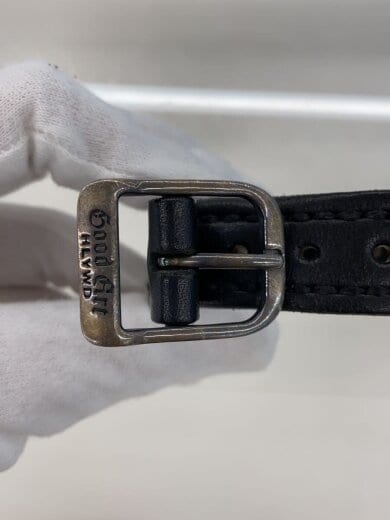 商品画像：バングル/レザー/BLK/メンズ/GALBR033 SINGLE BUCKLE LEATHER BRACELET 3