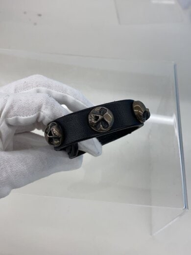 商品画像：バングル/レザー/BLK/メンズ/GALBR033 SINGLE BUCKLE LEATHER BRACELET 4