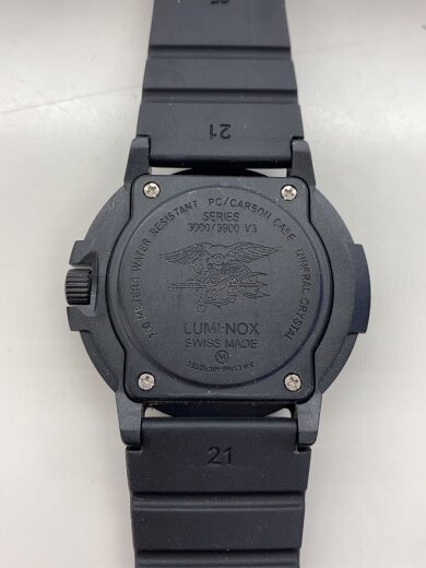 商品画像：クォーツ腕時計/アナログ/ラバー/BLK/BLK/NAVY SEAL 3000 SERIES Blackout 3