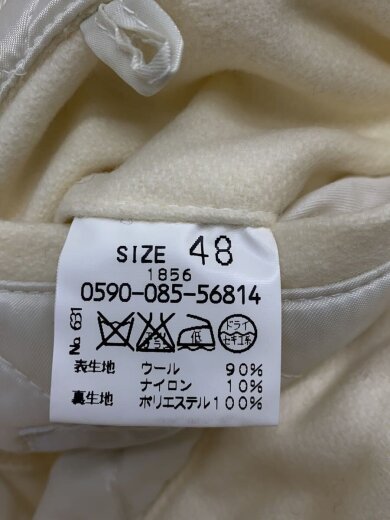 商品画像：スタジャン/48/ウール/WHT/0590-085-56814// 4