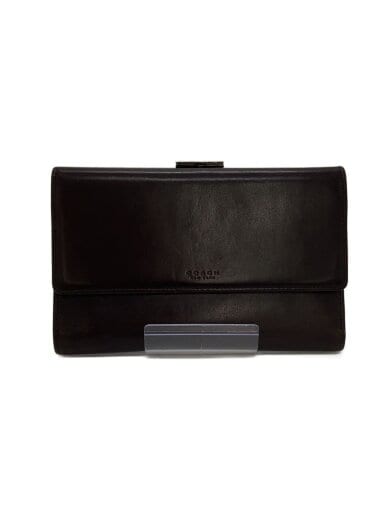 商品画像：OLD COACH/長財布/レザー/BRW/無地/メンズ 1