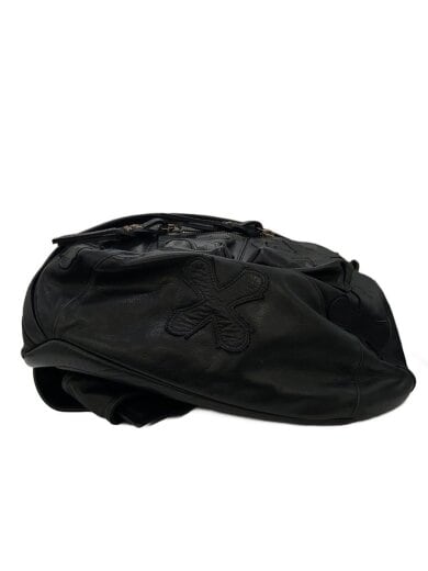 商品画像：BACK PACK BAG/パッチデザインレザーワンショルダーバッグ/レザー/BLK/無地 4
