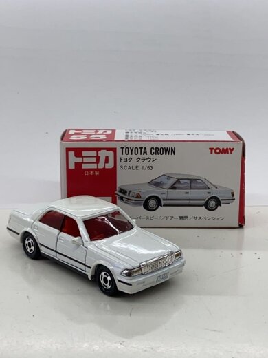 商品画像：トミカ/日本製/1987年№55/TOYOTA CROWN(トヨタクラウン)SCALE 1/63 /白/ 9