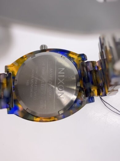 画像：NIXONTIME TELLER ACETATE/腕時計/アナログ/BLK/マルチカラー/プラスチック3