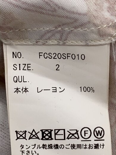 商品画像：Oriental Pattern Rayon Shirt/2/レーヨン/BRW/総柄/FCS20SF010 4