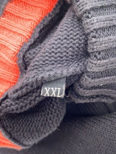 商品画像：ニット・セーター(薄手)/XXL/コットン/BLK 4