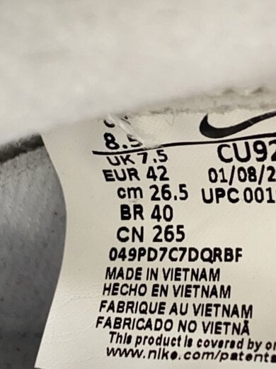 商品画像：ローカットスニーカー/27.5cm/WHT/CU9225-102 5