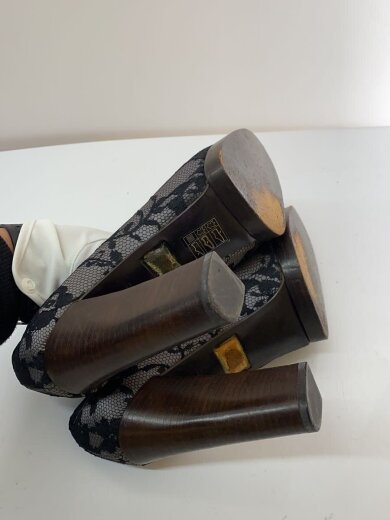 商品画像：パンプス/UK8/BLK/レース 4