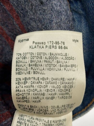 画像：WRANGLERGジャン/S/デニム/BLU4