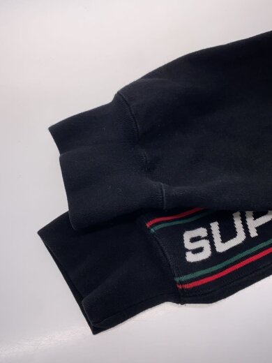 商品画像：19FW/Text Rib Hooded Sweatshirt/パーカー/M/コットン/BLK 6