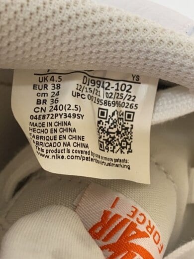 商品画像：AIR FORCE 1 07 ESS_エア フォース 1 07 ESS/24cm/WHT 5