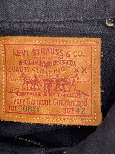 商品画像：506XX 1936 TYPE 1 JACKET/Gジャン/42/コットン/BLK/0033E-0000 3