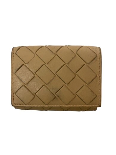 商品画像：3つ折り財布/レザー/BEG/レディース/P01551073L 1