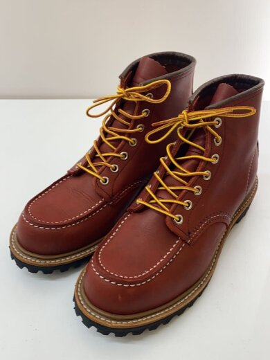 商品画像：レースアップブーツ/26cm/ブラウン/ワインレッド/8209/ 2