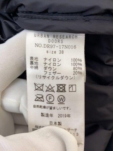 商品画像：ダウンジャケット/38/ナイロン/BLK/DR97-17N016 5
