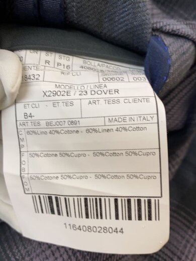 商品画像：テーラードジャケット/50/--/GRY/チェック/X2902E/23 DOVER 4