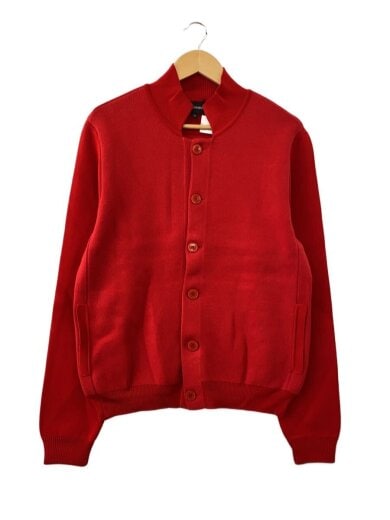 商品画像：襟付/カーディガン(薄手)/48/コットン/RED/1mb1z 1