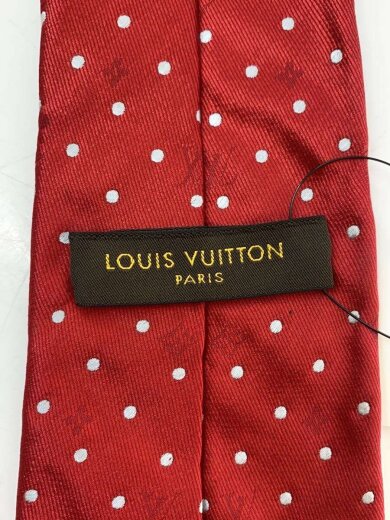 商品画像：ネクタイ/シルク/RED/ドット/メンズ 8