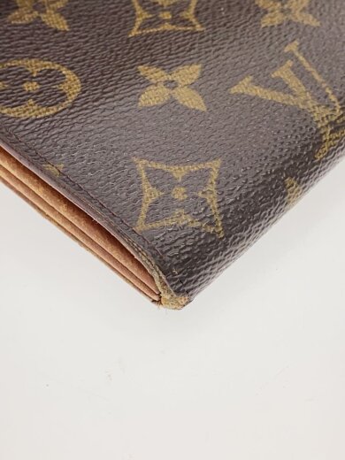 商品画像：2)ポシェット・ポルト・モネ・クレディ_モノグラム・キャンバス/PVC/BRW/総柄/メンズ 8