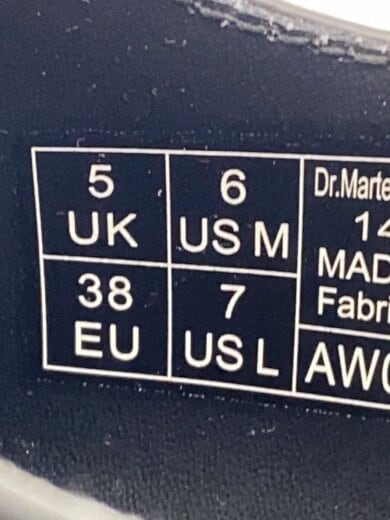 商品画像：1461 MANO/3ホール/ドレスシューズ/UK5/BLK 5