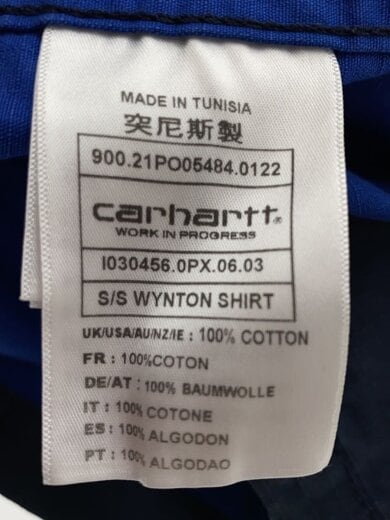 商品画像：半袖シャツ/XXL/コットン/ネイビー/I030456 4