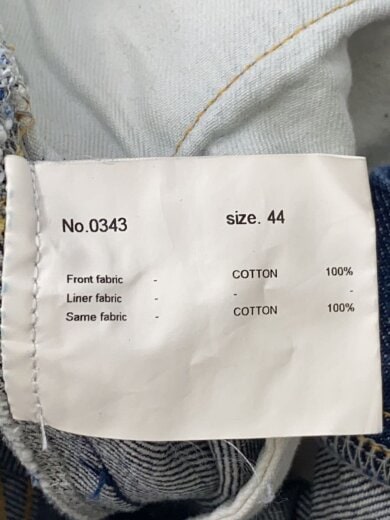 商品画像：Wide Denim Slacks/ボトム/44/コットン/NVY/無地/0343// 5