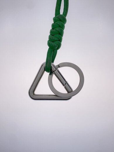 商品画像：トライアングルキーリング/アクセサリー/レザー 3