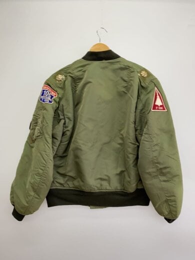 商品画像：TYPE MA-1/LION UNIFORM INC/フライトジャケット/L/ナイロン/KHK/BR10981// 2
