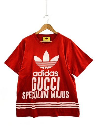 商品画像：Tシャツ/S/コットン/RED/無地/616036// 1