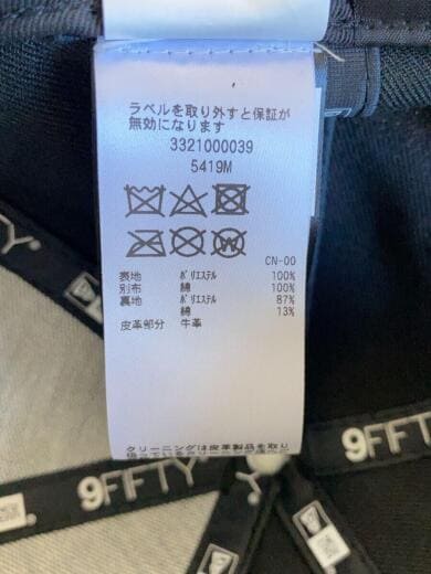 画像：NEW ERA × CANADA GOOSEキャップ/カナダグース/ブラック/メンズ/5419M6