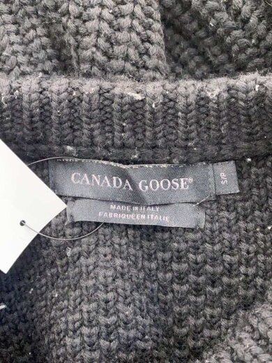 画像：CANADA GOOSEニット・セーター(厚手)/S/ウール/BLK/6916M3