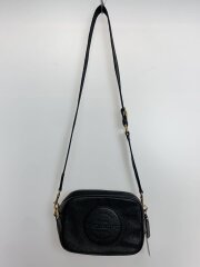 デンプシー・カメラバッグ_ウィズパッチ/レザー/BLK