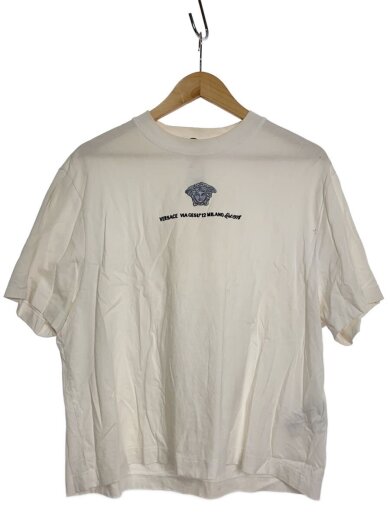 商品画像：Tシャツ/M/コットン/WHT/無地 1