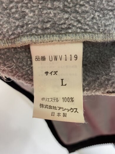 商品画像：フリースジャケット/L/ポリエステル/GRY/無地 4