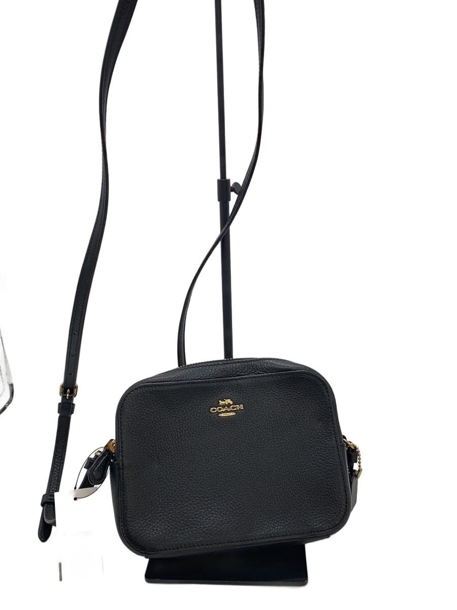COACH / ショルダーバッグ/レザー/BLK/87734