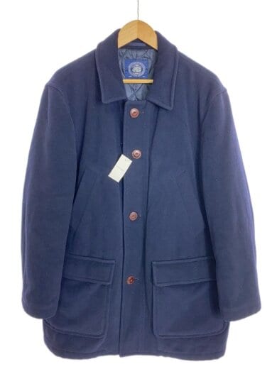商品画像：コート/L/ウール/NVY/無地 1