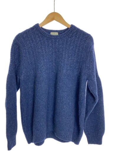 商品画像：ニット・セーター(厚手)/XL/ウール/NVY/無地 1