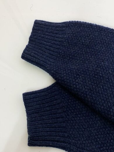 商品画像：ニット・セーター(厚手)/XL/ウール/NVY/無地 4