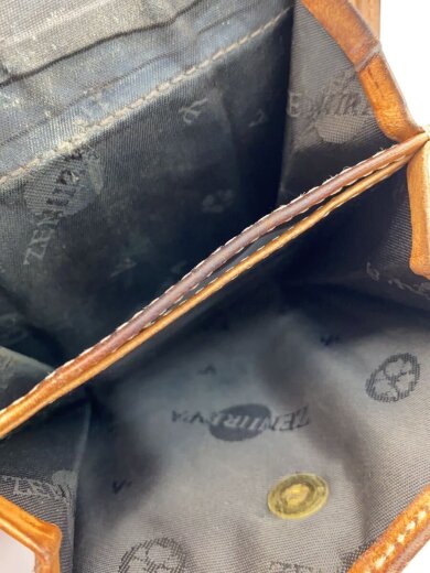 商品画像：2つ折り財布/レザー/BLK/メンズ 6