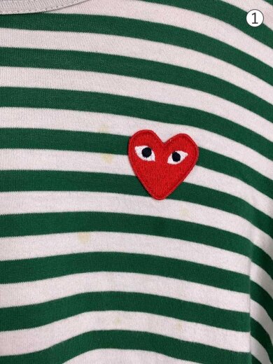 商品画像：カットソー/M/コットン/GRN/ボーダー/AZ-T163 6