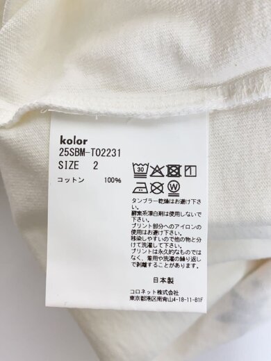 商品画像：Tシャツ/2/コットン/WHT/25SBM-T02231 4