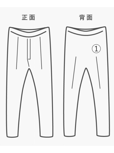 商品画像：ボトム/--/コットン/BLK/無地 7