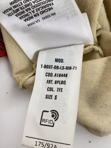 商品画像：長袖Tシャツ/S/コットン/BEG/A18448 4