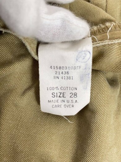 商品画像：ショートパンツ/28/コットン/BEG// 6