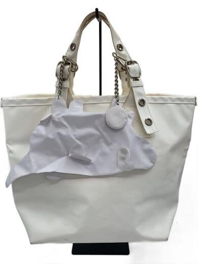 商品画像：恐竜バルーンバッグ/トートバッグ/ポリエステル/WHT/TG-K204 1