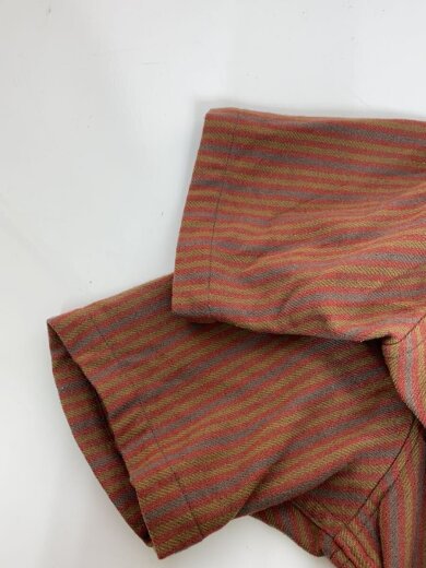 商品画像：半袖シャツ/L/ウール/BRW/ストライプ// 4