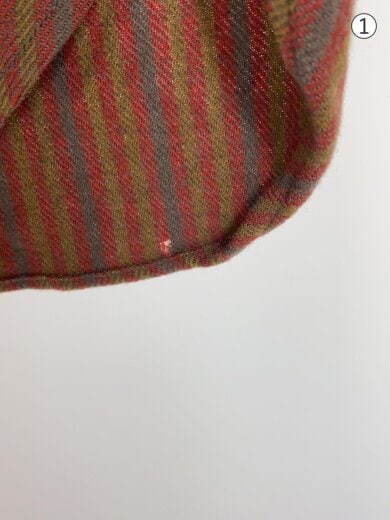 商品画像：半袖シャツ/L/ウール/BRW/ストライプ// 5