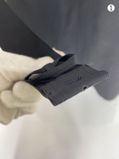 商品画像：トレンチコート/1/ポリエステル/BLK 6