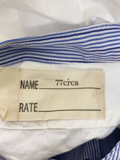 商品画像：シャツワンピース/--/コットン/WHT/ストライプ 3