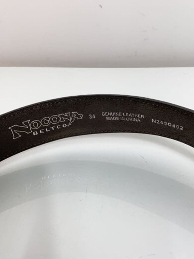 商品画像：ベルト/レザー/BRW/無地/メンズ 3